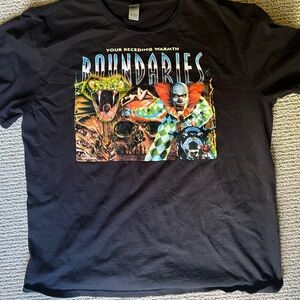 Gildan Boundaries Black Graphic Tee with Bold Design